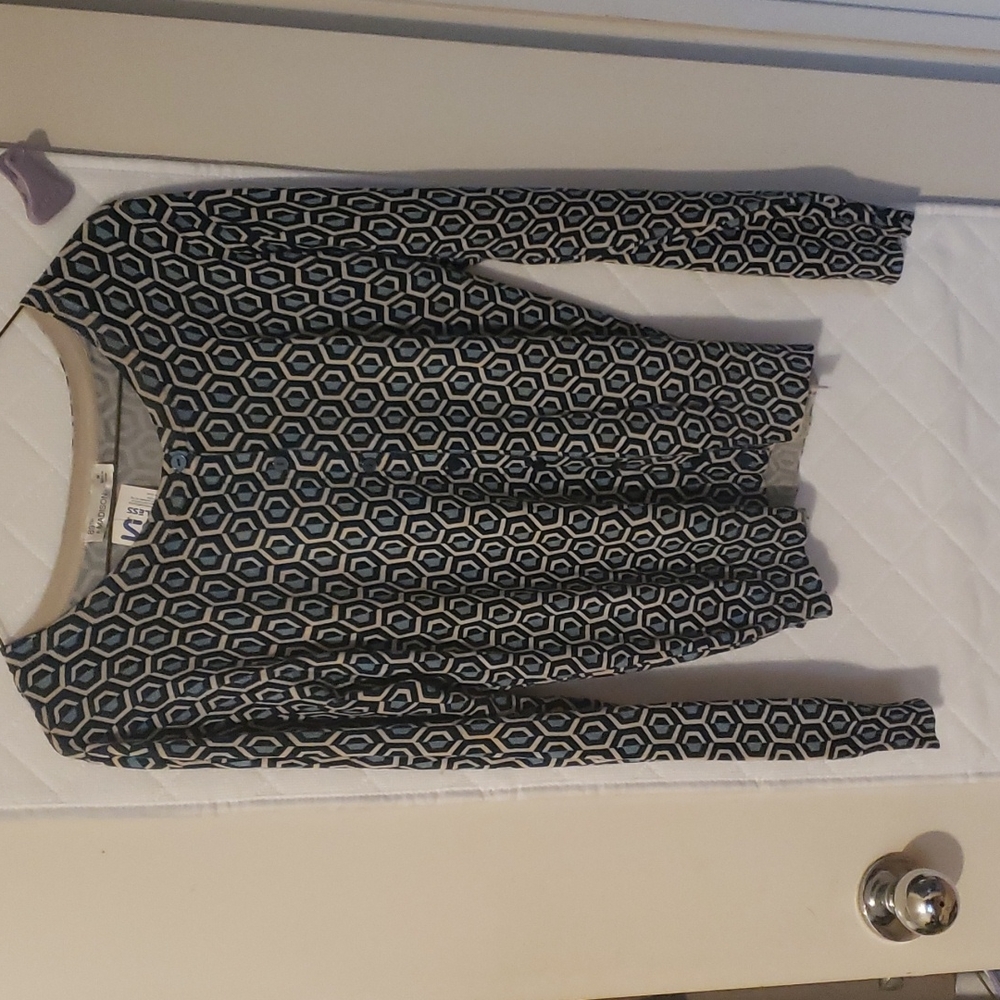 Geometric Patterned Button Down